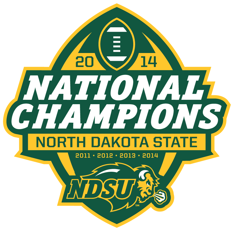 North Dakota State Bison 2014 Champion Logo DIY iron on transfer (heat transfer)